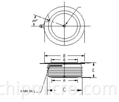 HIGH POWER THYRISTOR YZPST-KK2500A2500V